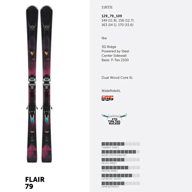 Volkl narty volk flair 79 2019