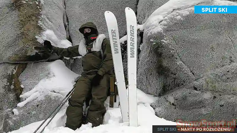 narty składane split ski