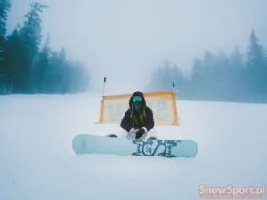 Kobieta z Deską Snowbordową