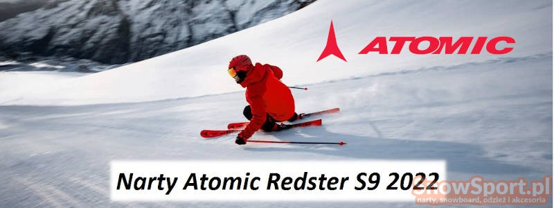 Narty Atomic Redster S9 2022 - zakręcona czerwień