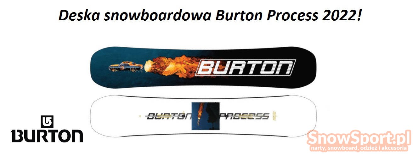 Deska snowboardowa Burton Process 2022