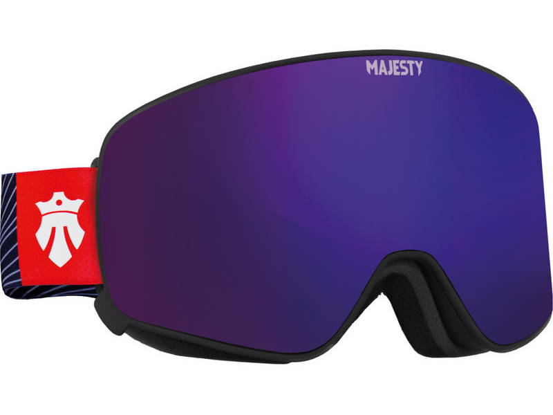 Gogle narciarskie MAJESTY The Force Black Frame / Ultraviolet Lens + szybka Citrine 2022