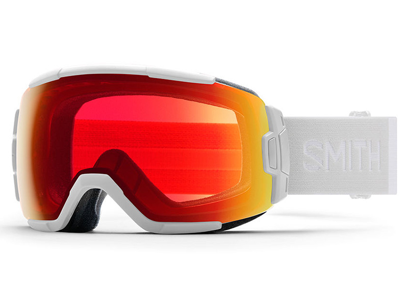 Gogle narciarskie Smith VICE White Vapor ChromaPop Photochromic Red Mirror 2022