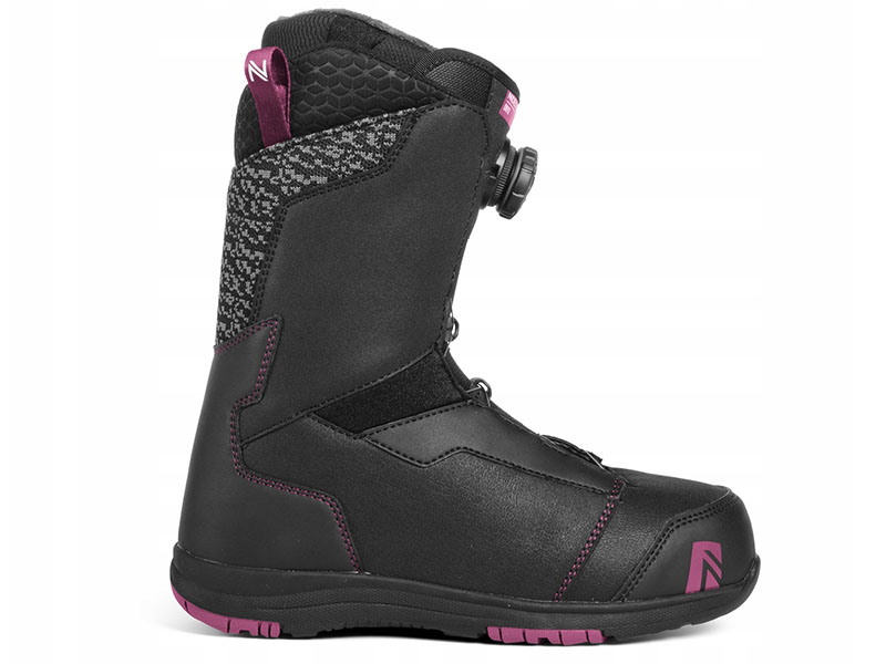 Buty snowboardowe dla kobiet Flow Nidecker Onyx Boa Coiler Black