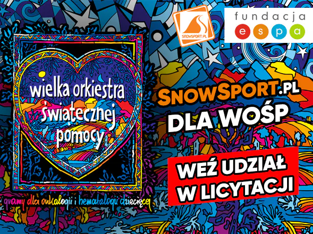 Snowsport i fundacja ESPA dla Wielkiej Orkiestry Świątecznej Pomocy