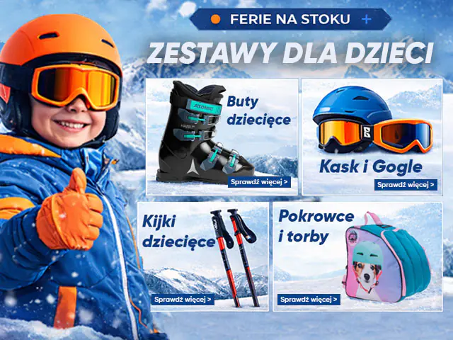 Ferie na stoku – zestawy dla dzieci