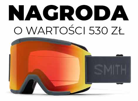 Konkurs Smith nagroda gogle SQUAD CP Photochromic Rose Flash