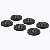 Metal Stomp Pad 6pcs Black