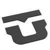 U Logo Stomp Pad Black
