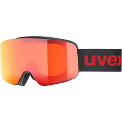 Gogle Uvex Pwdr FM Black matt/Red S2 2025