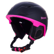 Kask BLIZZARD W2W Double Black Matt / Magenta 2023