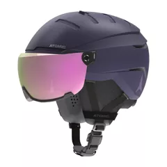 Kask z przyłbicą szybą Atomic Savor GT Amid Visor HD Purple 2024