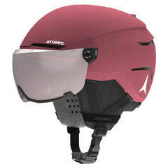 Kask z przyłbicą szybą Atomic Savor Visor Junior Maroon 2025