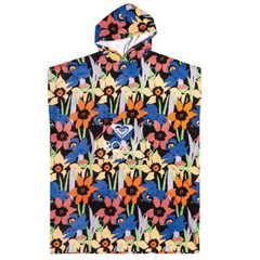 Poncho Roxy Stay Magical Printed Anthracite Flower Jammin 2023