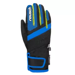 Rękawice Reusch Duke R-TEX® XT Junior Black Brilliant Blue Safety Yellow