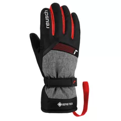 Rękawice Reusch Flash GTX Junior Black Melange Fire Red 2025