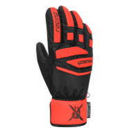 Rękawice Reusch Worldcup Warrior Prime R-TEX® XT Junior Black Fluo Red 2023