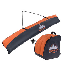 Zestaw Pokrowiec na narty Ski Bag Orange 6in1 160cm + Pokrowiec na buty narciarskie Snowsport BootBag Orange