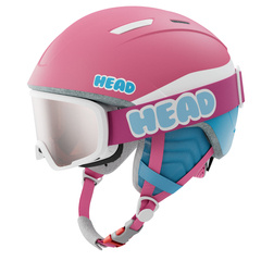 Zestaw kask + gogle Head Maja Set Pink Blue 2025